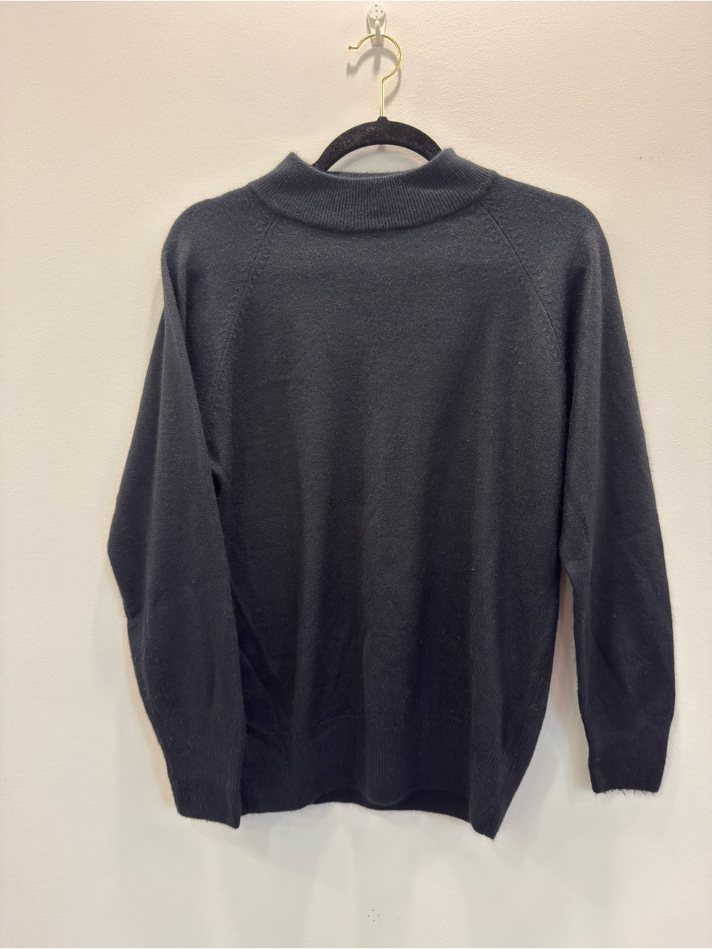 Sears Men's Black Turtleneck Sweater